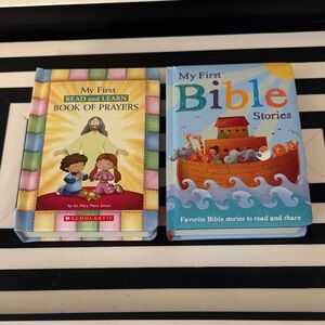Book of prayers and Bible stories